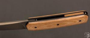   Couteau «  Small Sanjo  » par Guy Poggetti - Micarta et Elmax