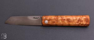  Couteau de poche L'Okto par Fr�d�ric Maschio - �rable mouchet�