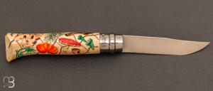 Couteau Opinel N°8 Rommy Gonzalez - Édition BIENNALE THEME NATURE