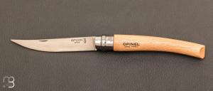 Couteau Opinel effilé N°10 inox hêtre - Nouvelle Version