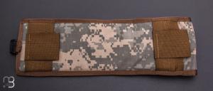    Couteau " Panama Fighter " fixe custom par Sean Mc Williams - Micarta canvas et lame forgée main en acier inoxydable CPM S35VN