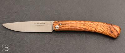   Couteau "Pastellier" par Thomas Fronteau - Olivier et lame en 14C28
