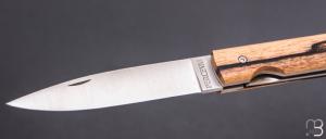   Couteau Perceval Le Français ébène blanc