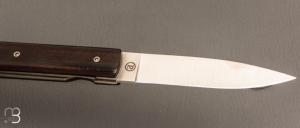Couteau Perceval Le Français ébène du Mozambique