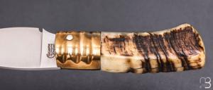    Couteau  " Piccolo " custom de Giuseppe Galante - Belier et 14c28N