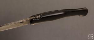  Couteau " Piémontais " par Mickael Moing - Corne de zébu et lame damas