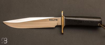 Couteau droit Randall N°1 - 7" "All-Purpose Fighting Knife" - Micarta noir