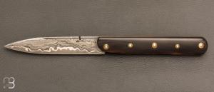   Couteau " Rouennais " par Thomas LECAS - Corne de buffle