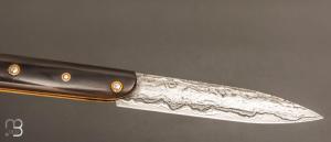   Couteau " Rouennais " par Thomas LECAS - Corne de buffle