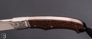    Couteau " Ryan's  " custom par Raphaël Durand - Kevlar "Thunderstrike" et RWL-34