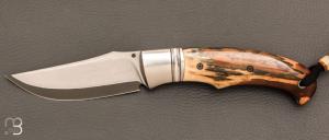    Couteau "  Ryan's  " custom par Raphaël Durand - Mammouth et Suminagashi