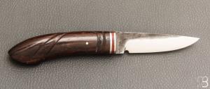 Couteau " Saami Puuko " fixe par Citadel Dep Dep - Rosewood et acier T508 forgé