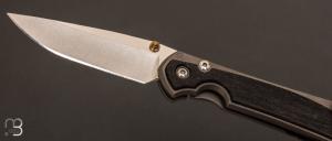 Couteau " Sebenza 31 Small Bog Oak inlay " S31-1100 de Chris Reeve 