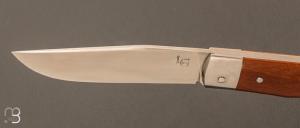 Couteau " Slipjoint " custom par Laurent Gaillard - Micarta canvas et 14c28N