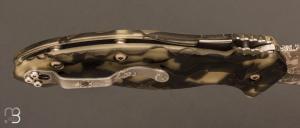 Couteau  "  Spyderco Canis custom " Kelly McCann design - C248CFP