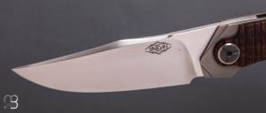  Couteau " Sweetbeat " custom par Thierry Savidan - Koa et CPM 154CM