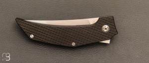    Couteau " Tactical Empire " par Jean Pierre Martin - Tashi Bharucha Design - Fibre de carbone et RWL34