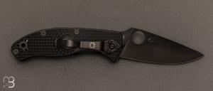    Couteau "  Tenacious Lightweight Black " Spyderco- C122PBBK