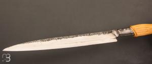    Couteau " The Slicer "  fixe par Roman Stoklasa - W2 et buis