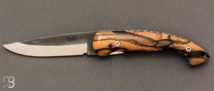  Couteau " Trident " liner-lock  par CITADEL - Ébène Royal et N690Co Böhler