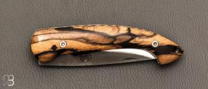  Couteau " Trident " liner-lock  par CITADEL - Ébène Royal et N690Co Böhler