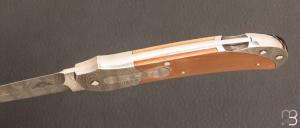 Couteau " automatique  " pliant damas par Warren OSBORNE