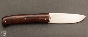   Couteau " Drop " slipjoint  custom par Raphaël Durand - Bois de fer et RWL34