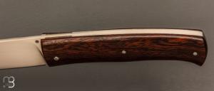   Couteau " Drop " slipjoint  custom par Raphaël Durand - Bois de fer et RWL34