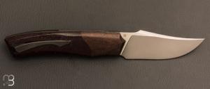   Couteau " custom " de Berthelemy Gabriel - La Forge Agab - Micarta WWII et RWL34