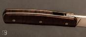 Couteau custom pliant de David Lespect - Gidgee et RWL-34