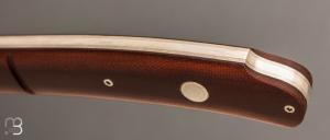   Couteau " Slipjoint " custom de Filip Kurota - Micarta Vintage et RWL34