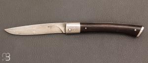 Couteau " custom " damas par Daniel Marlot - Les couteaux Toto