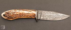   Couteau droit " Custom " par Don Hanson III - Design de Sam Lurquin
