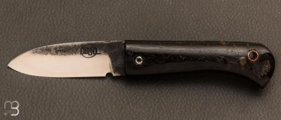 Couteau fermant Aizto en corne par Citadel Dep Dep