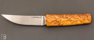  Couteau " fixe " Nordique Custom de Erik Markman - Bouleau de carélie 