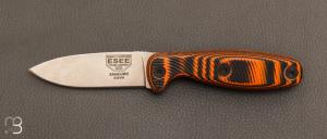   Couteau fixe " Xancudo S35VN Black-Orange G10 " par Esee - XAN2-006