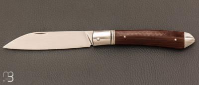   Couteau " slipjoint " par Grégory Picard - RWL-34 et micarta