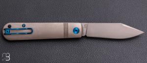 Couteau "slipjoint" par Dreamtech - Titane et lame en VG10 - D4386TG