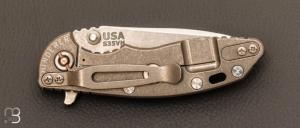  Couteau tactique 3'' XM-18 Spanto Stw - Black par Rick Hinderer