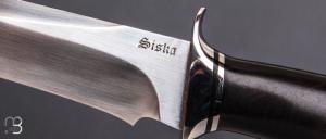     Couteau utilitaire en grenadille par Jim Siska - Grenadille et ATS34