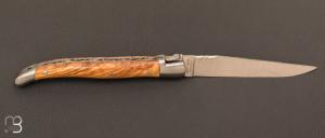 Laguiole 13 cm Fontenille Pataud - Lame 14c28N - Olivier