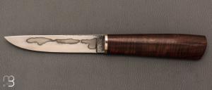    Couteau " Puukko " custom de Anthony Brochier - Gidgee et lame en C130