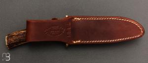    RARE - Couteau  Combat Companion RKSA 142/259 par Randall - Bois de cerf