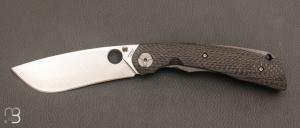  Couteau  "  SUBVERT  " fibre de carbone SPRINT RUN 2023 par Spyderco - C239CFP