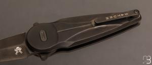 Couteau "  Saturn  " de poche Fox - Titanium et lame M390 - FX.551TIPVD