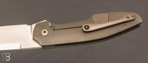   Couteau  "  Xylo " par Thierry Savidan - Titane et RWL-34
