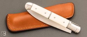  Couteau " Yssingeaux" par Romain Alvarez - RWL34 et ivoire de mammouth