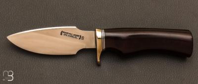 Couteau droit Randall N°11 - 4" "Alaskan Skinner" - Micarta marron