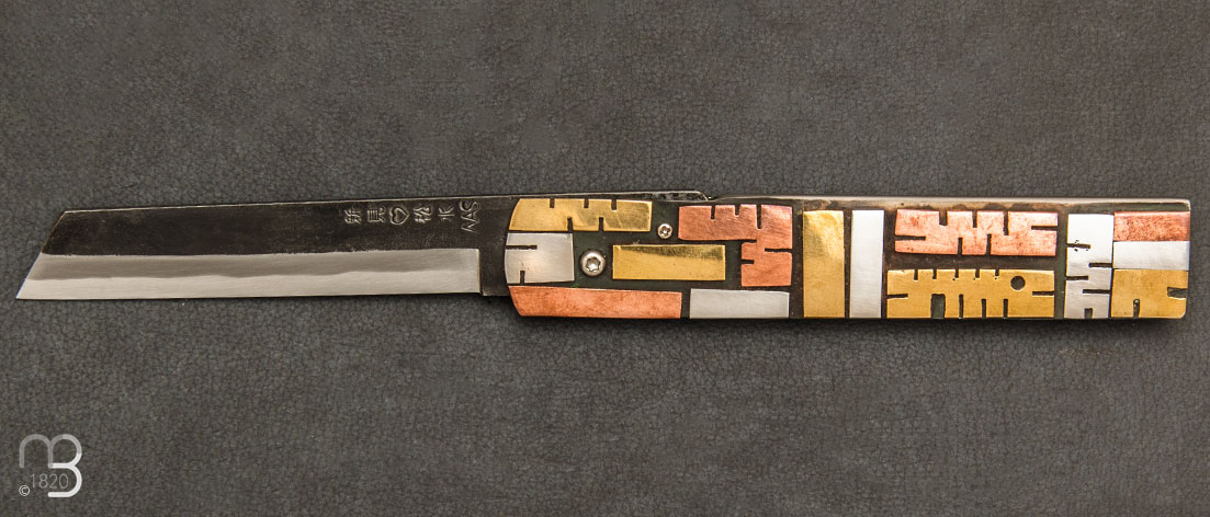 Couteau de poche Higonokami par Shosui Takeda
