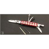Couteau Suisse Victorinox Huntsman - Série Limitée VICHY rouge - 200 exemplaires